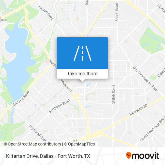Kiltartan Drive map