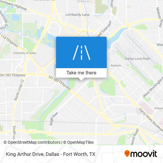 Mapa de King Arthur Drive