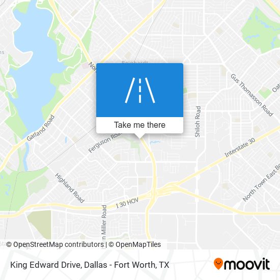 King Edward Drive map