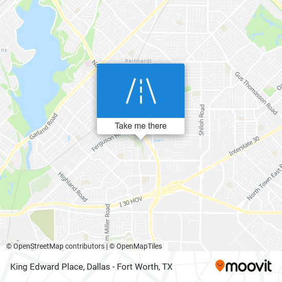 King Edward Place map