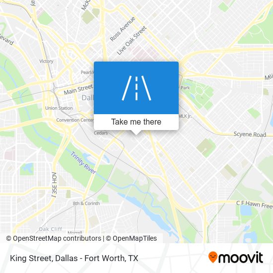 King Street map