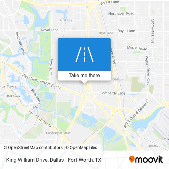 Mapa de King William Drive