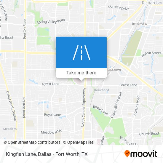 Kingfish Lane map
