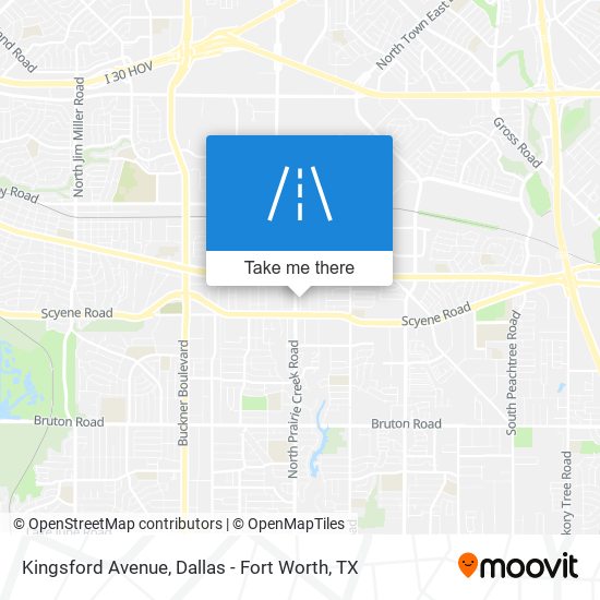 Kingsford Avenue map
