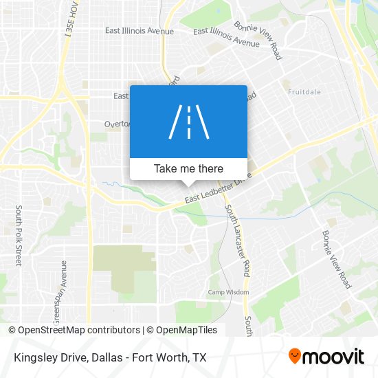 Kingsley Drive map