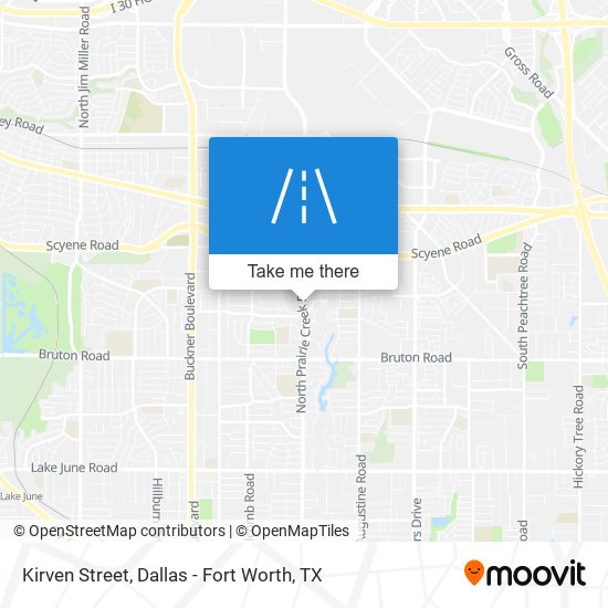 Kirven Street map