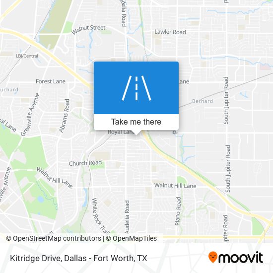 Mapa de Kitridge Drive