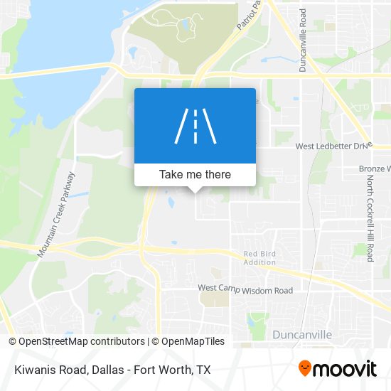 Kiwanis Road map