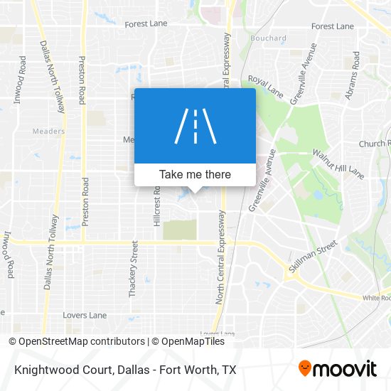 Knightwood Court map