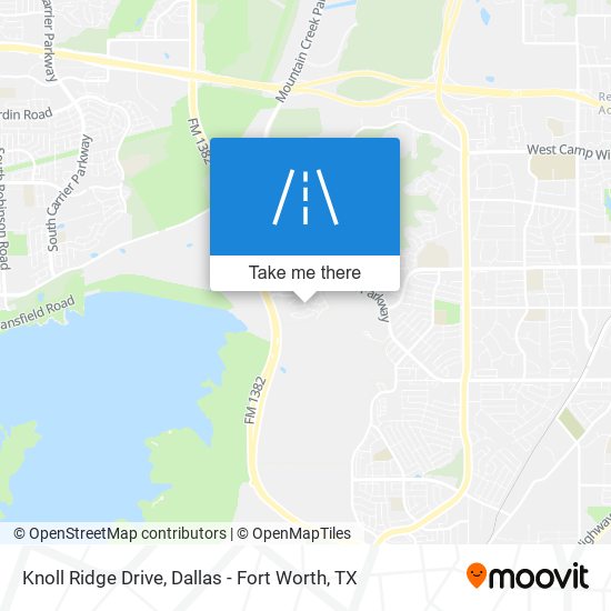 Knoll Ridge Drive map