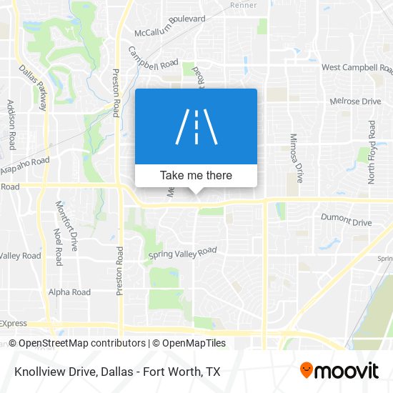 Knollview Drive map