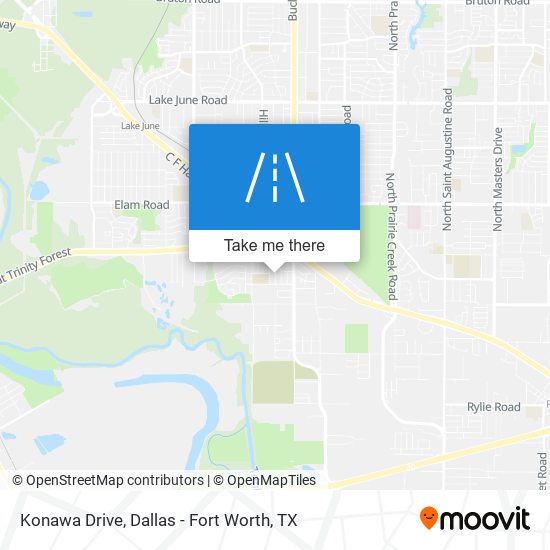 Konawa Drive map