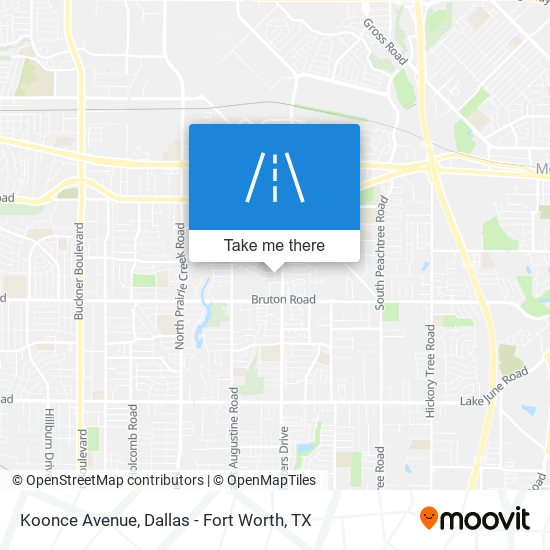 Koonce Avenue map