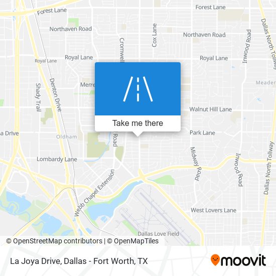 La Joya Drive map