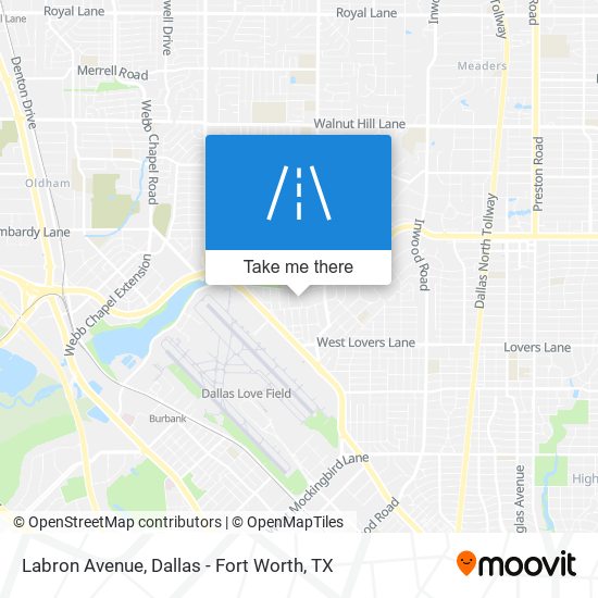 Labron Avenue map