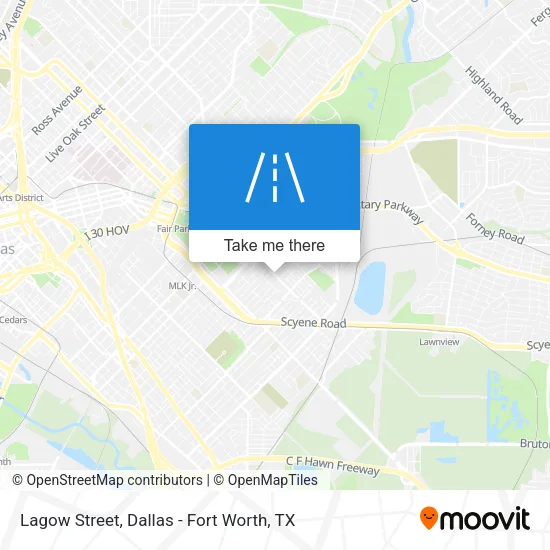 Lagow Street map