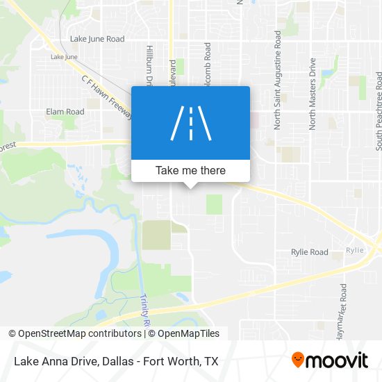 Lake Anna Drive map