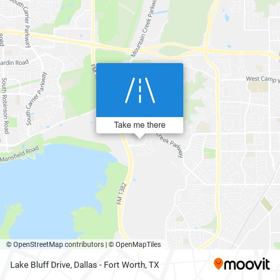 Lake Bluff Drive map