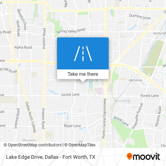 Lake Edge Drive map
