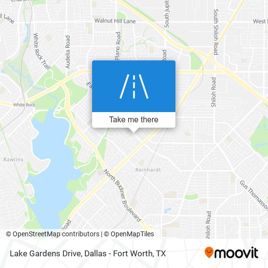 Lake Gardens Drive map
