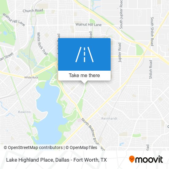 Lake Highland Place map