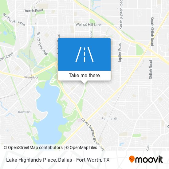 Lake Highlands Place map