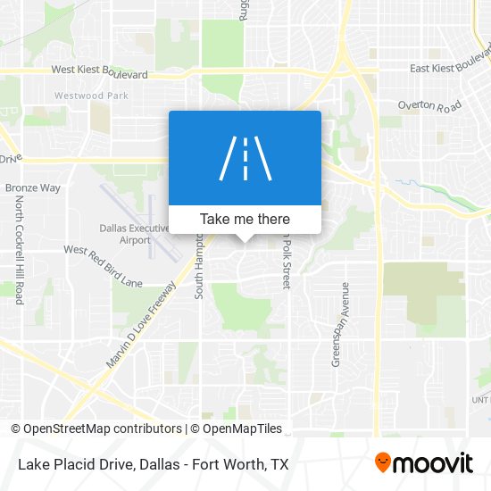 Lake Placid Drive map