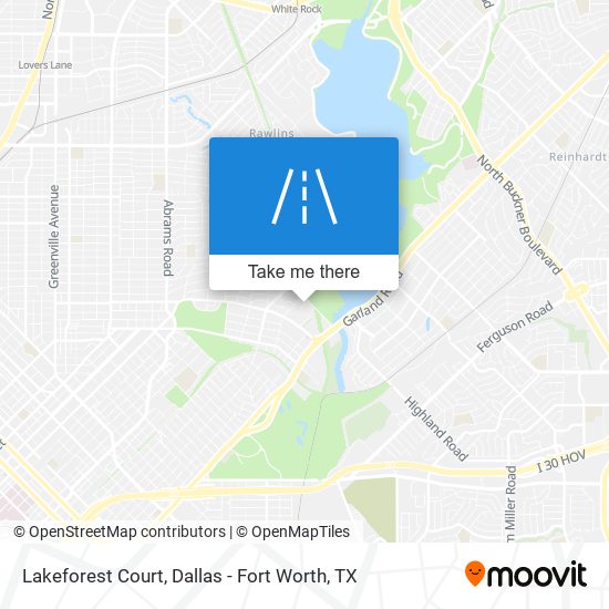 Lakeforest Court map