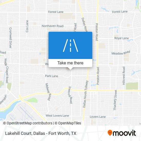 Lakehill Court map