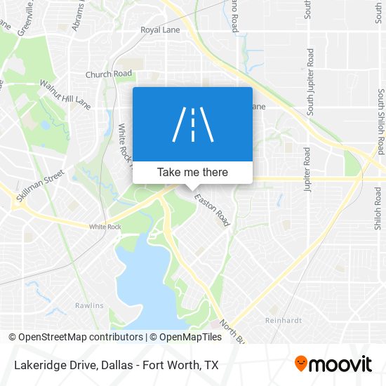 Lakeridge Drive map