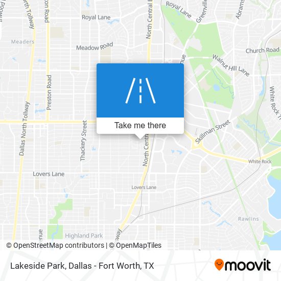 Mapa de Lakeside Park