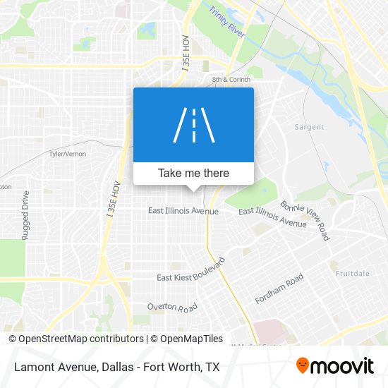 Lamont Avenue map
