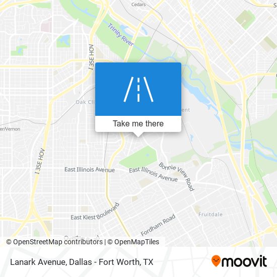 Lanark Avenue map