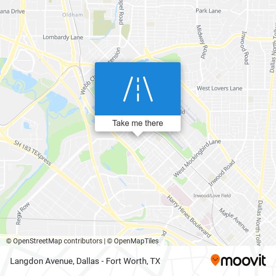 Mapa de Langdon Avenue