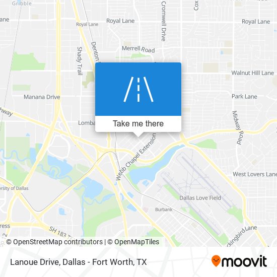 Lanoue Drive map
