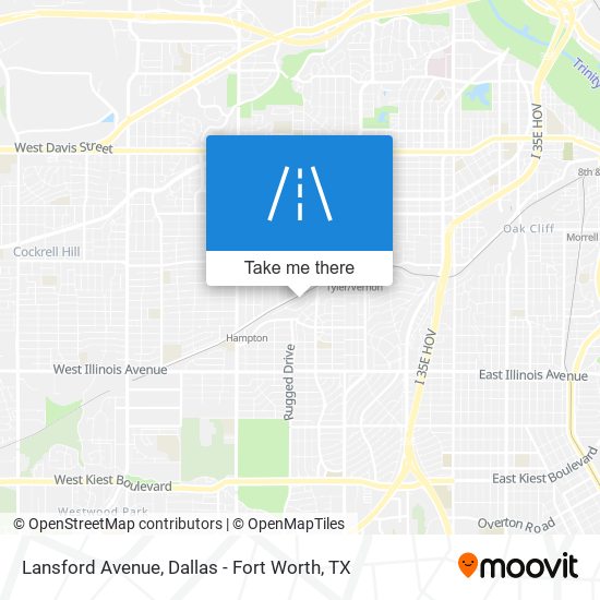 Mapa de Lansford Avenue