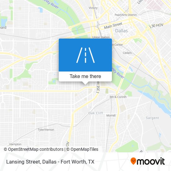 Lansing Street map