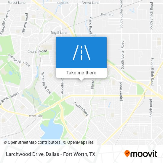 Larchwood Drive map