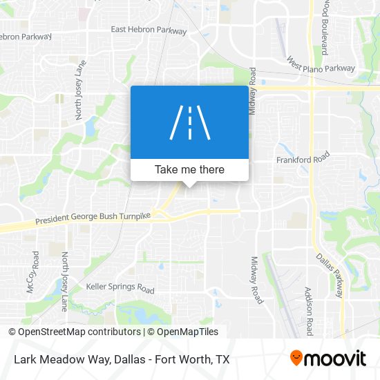 Lark Meadow Way map