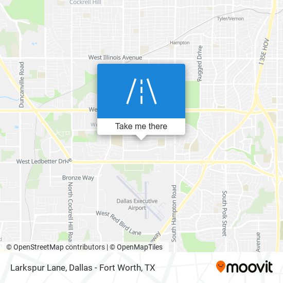 Larkspur Lane map