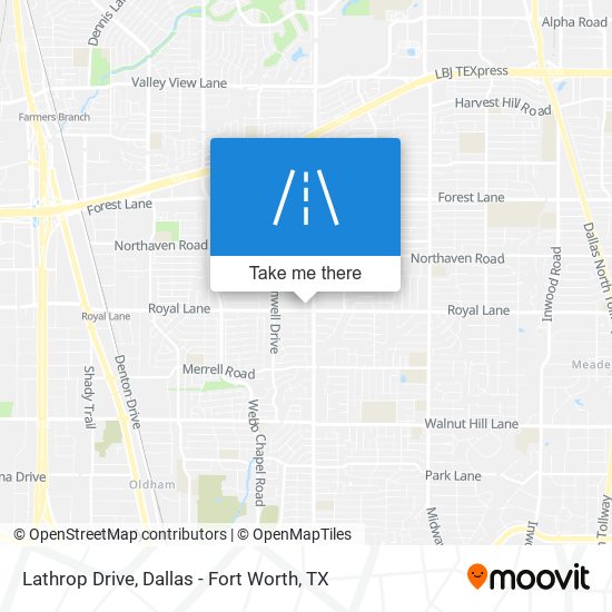 Lathrop Drive map