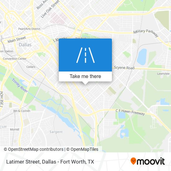 Mapa de Latimer Street