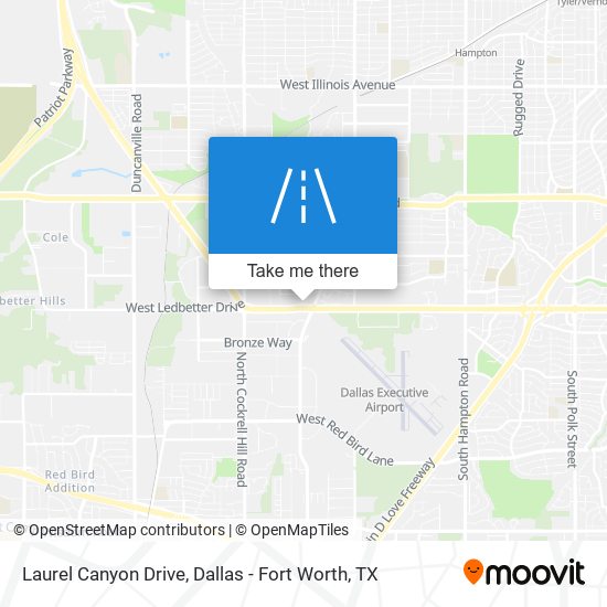 Laurel Canyon Drive map