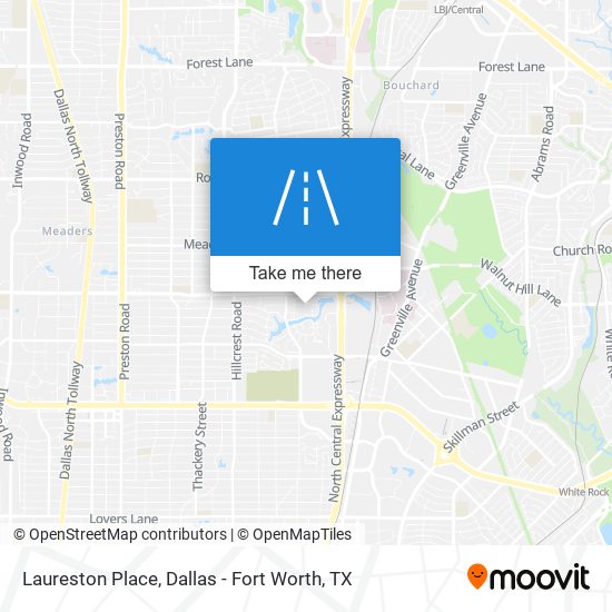 Laureston Place map