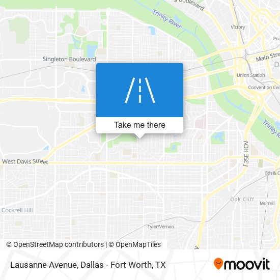 Mapa de Lausanne Avenue
