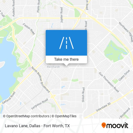 Mapa de Lavano Lane
