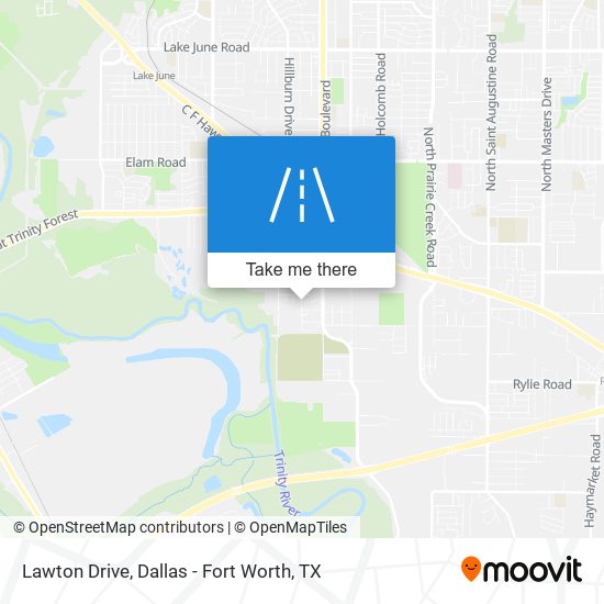 Lawton Drive map
