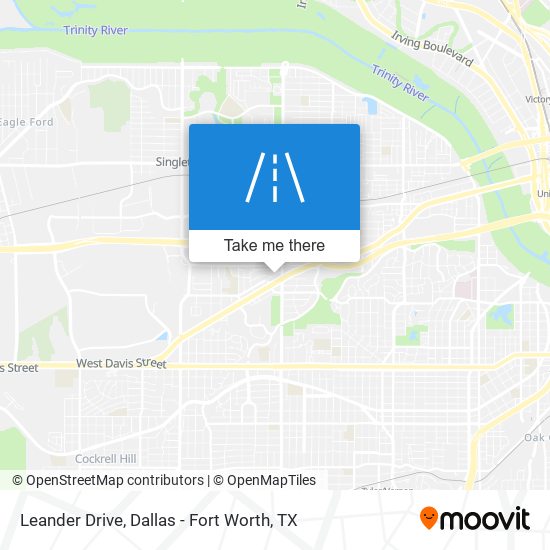 Leander Drive map
