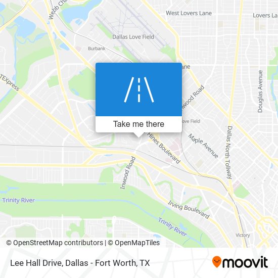 Lee Hall Drive map