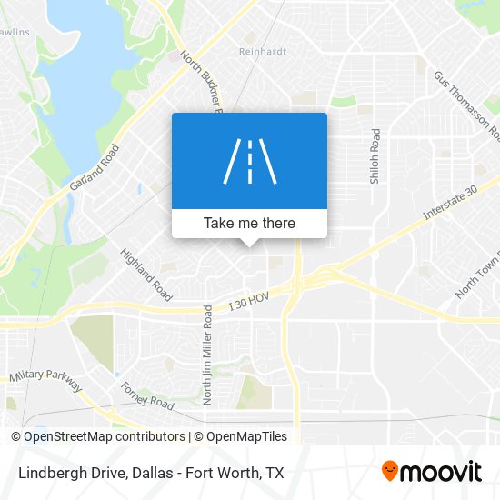 Lindbergh Drive map